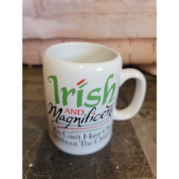 Peacock papers Irish and magnificent mug St Patrick's Day cup decor figure - Picture 7 of 7